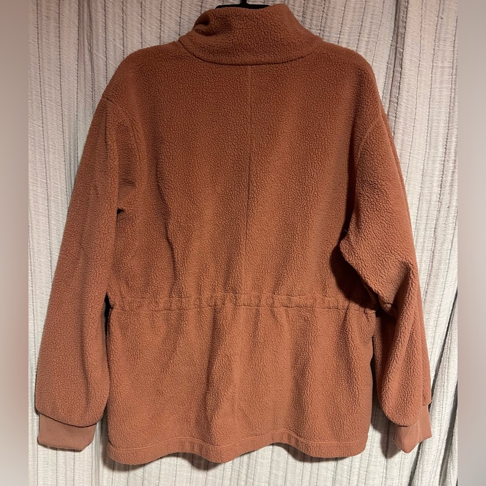 Universal Thread Dusty Rose Teddy Jacket - Picture 6 of 6